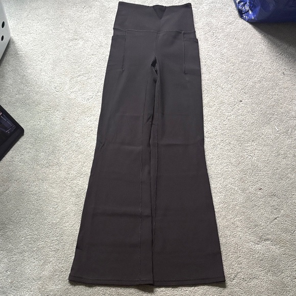 Athleta Pants - Athleta ribbed Black Flare Pants